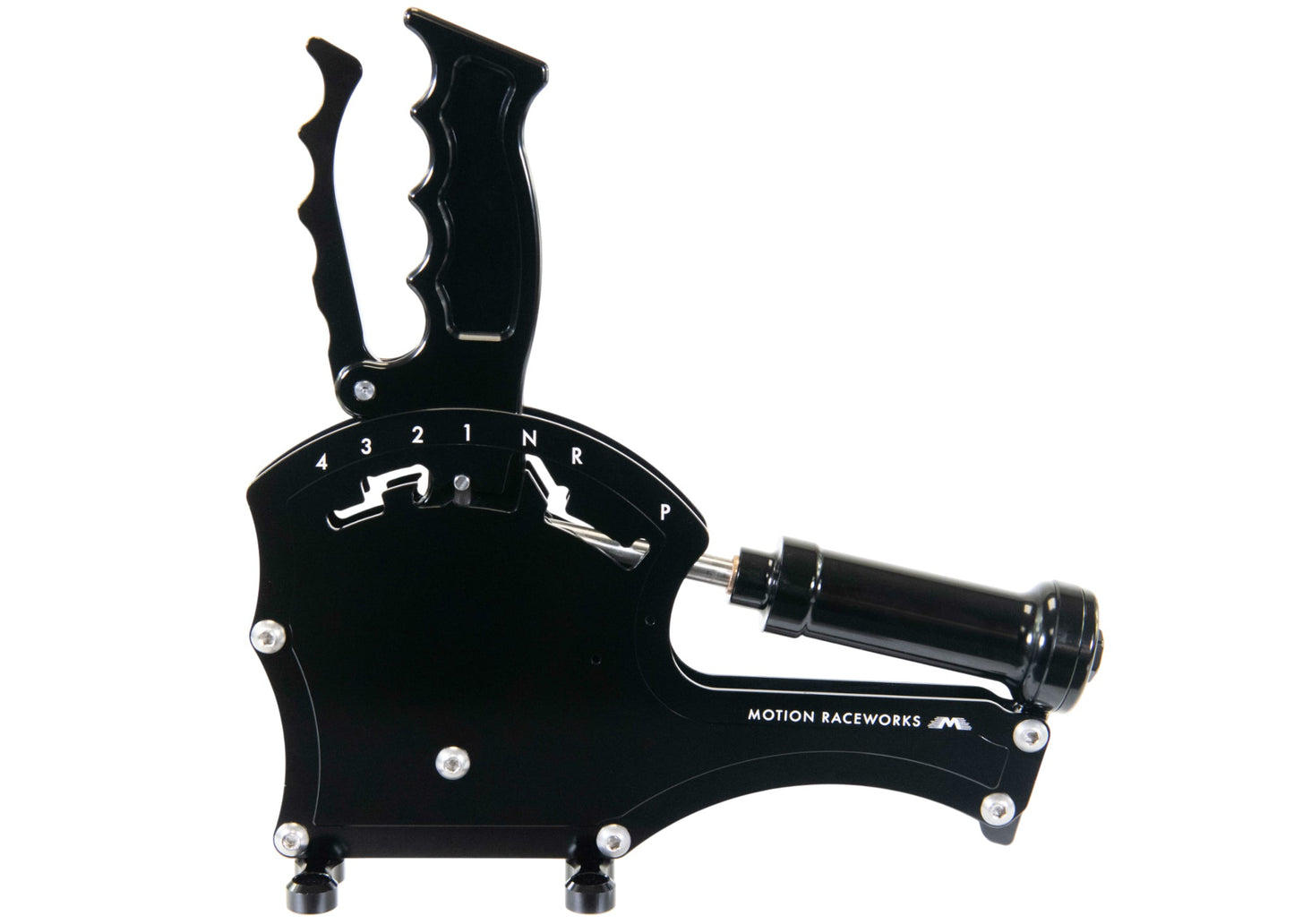 BLEM 4L80E 4 Speed Reverse Pattern Operator Series Billet Shifter Rear Exit BLEM - Motion Raceworks