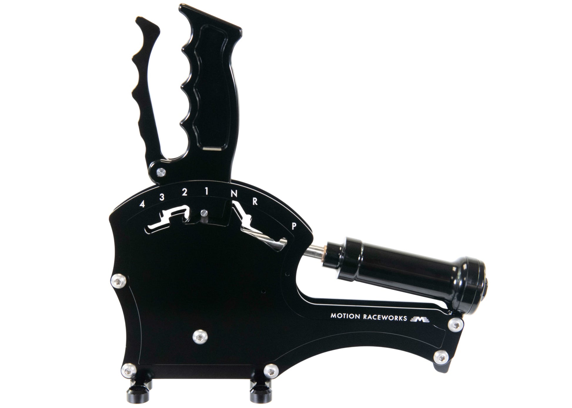 BLEM 4L80E 4 Speed Reverse Pattern Operator Series Billet Shifter Rear Exit BLEM - Motion Raceworks