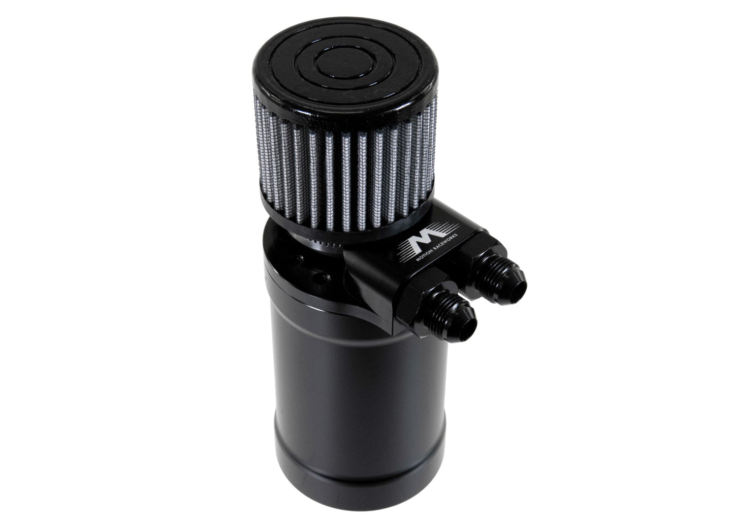 Top Loader Billet Internally Baffled Oil Catch Can (Dual 10AN Port) - Motion Raceworks