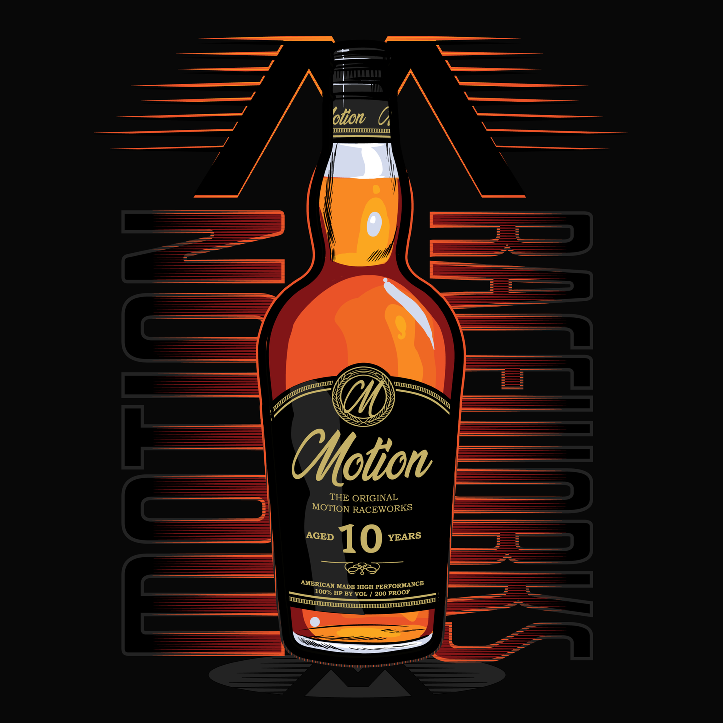 Motion Raceworks Aged 10 Years Bourbon Shirt - Motion Raceworks
