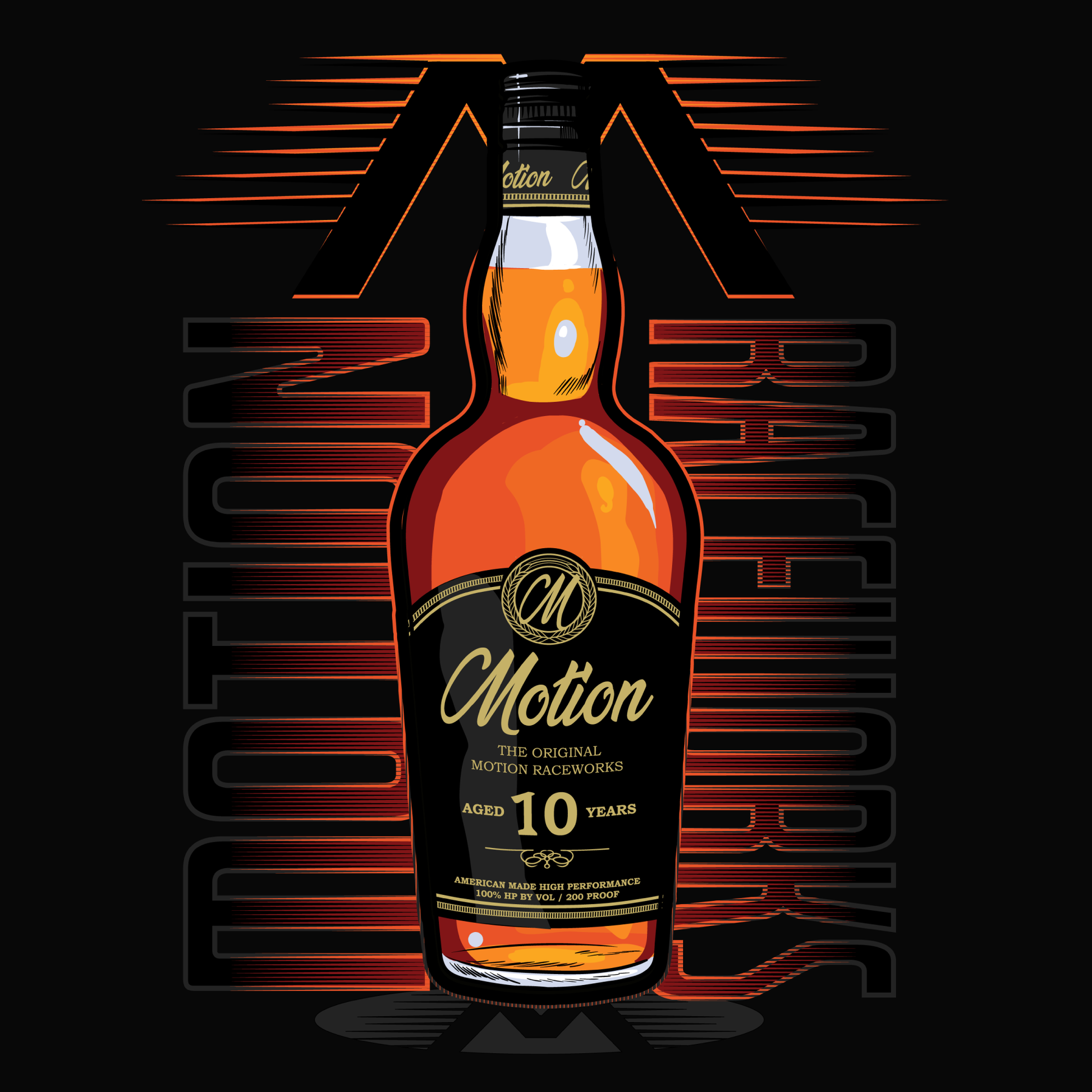 Motion Raceworks Aged 10 Years Bourbon Shirt - Motion Raceworks