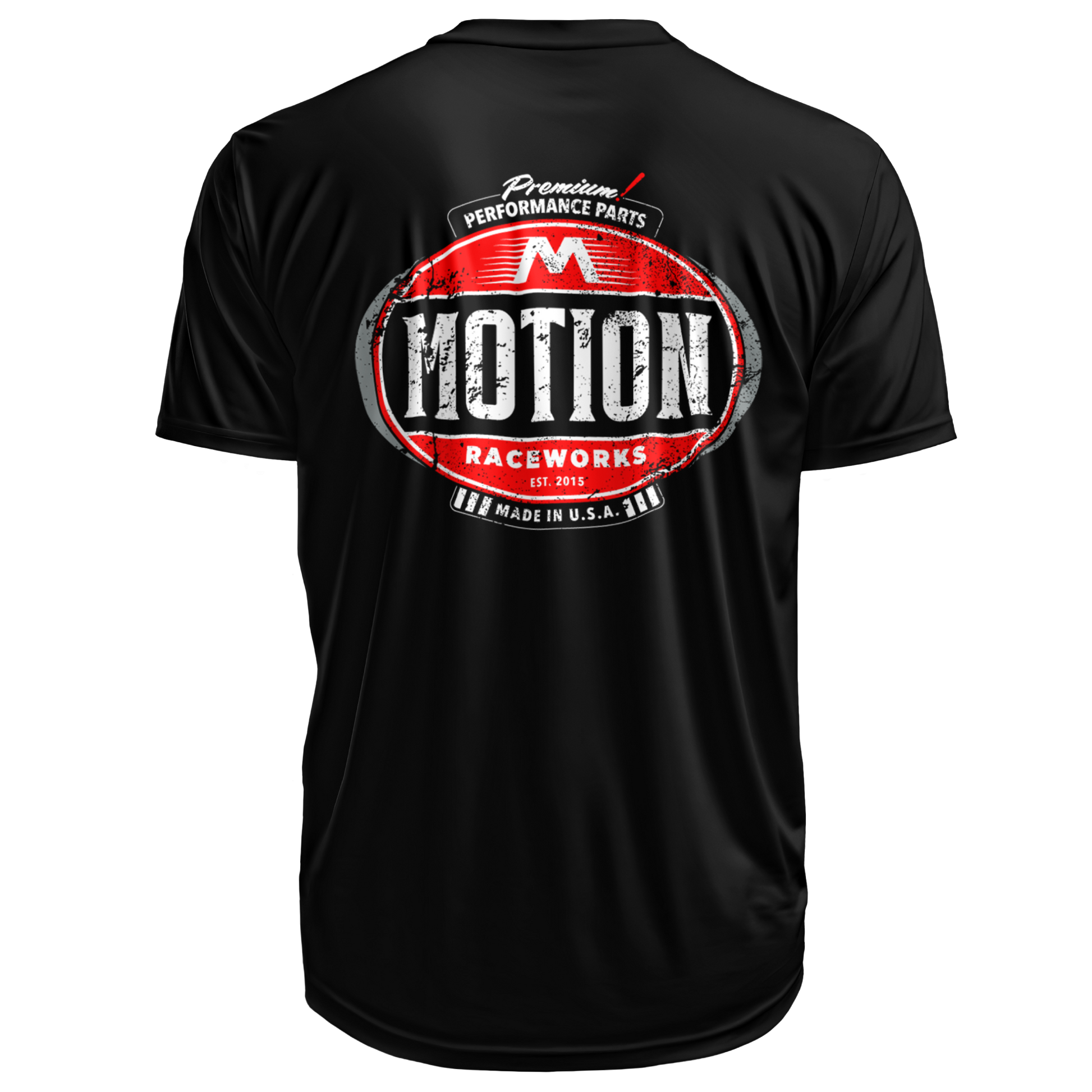 Motion Vintage Series Oil Can Shirt Black - Motion Raceworks