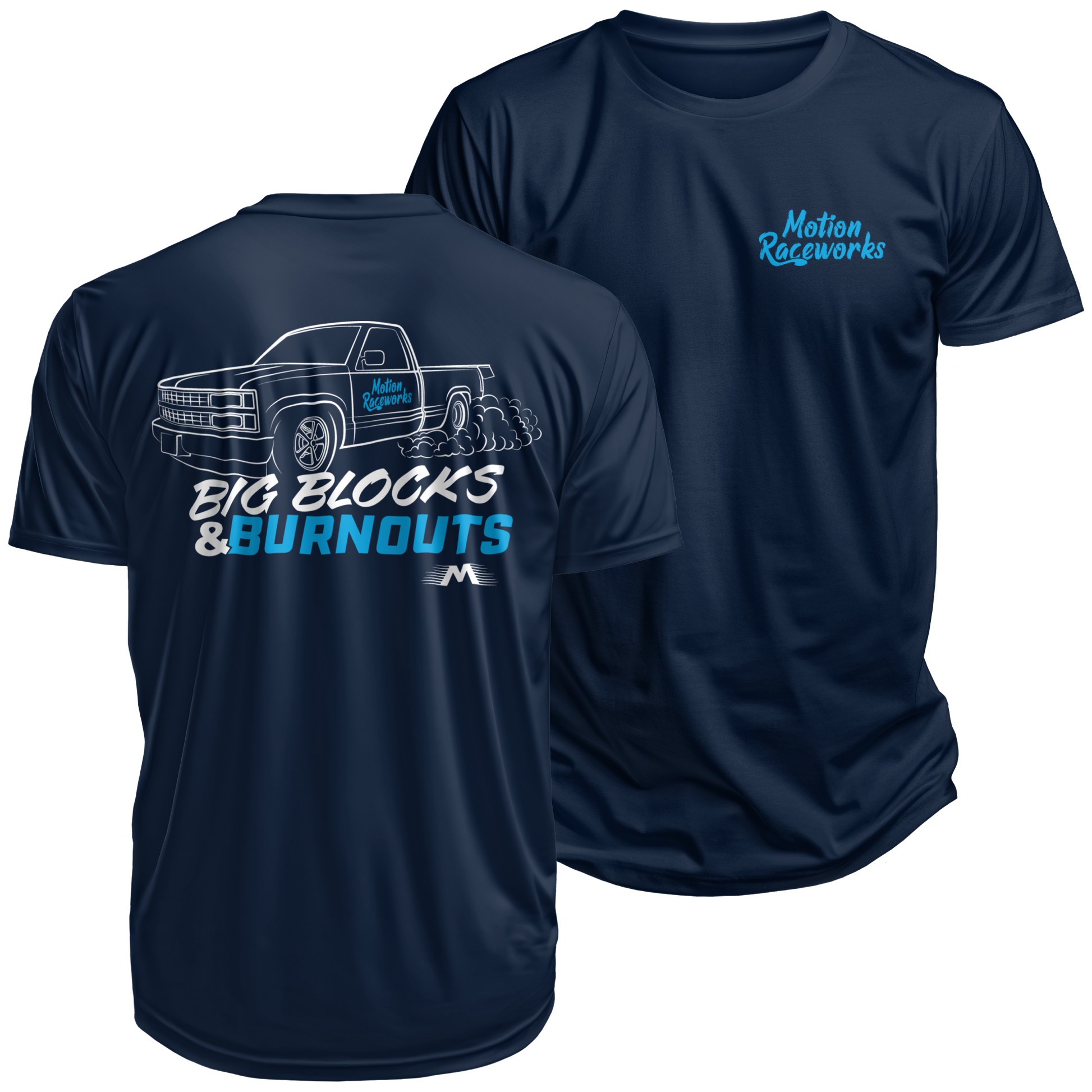 OBS Big Blocks & Burnouts Shirt - Motion Raceworks