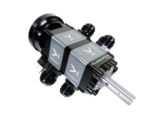 Fluidworks 2 Stage Belt Drive Racing Oil Pump (Standard Rotation) 5-200 - Motion Raceworks