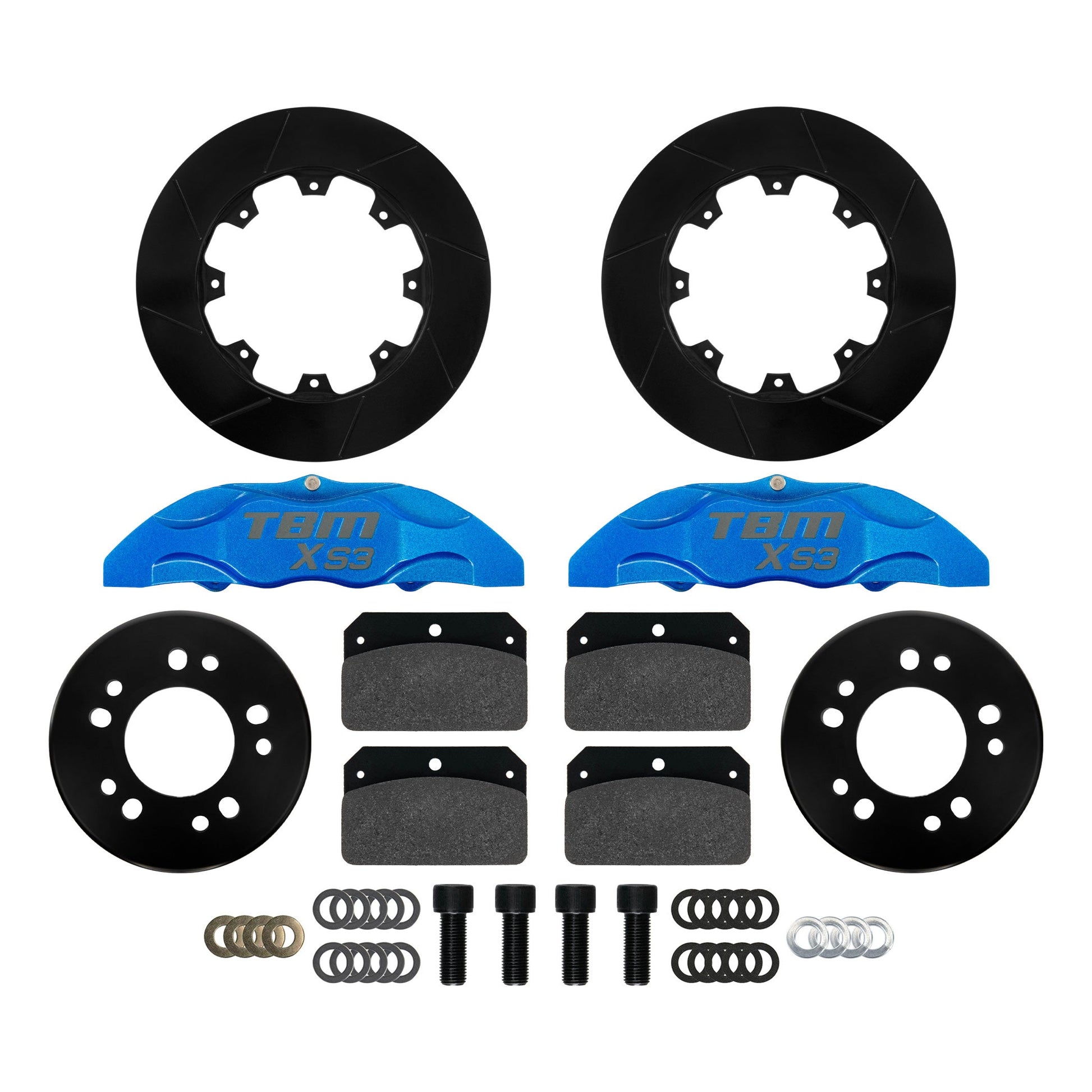 8.8 C-Clip Eliminator Rear XS3 Extreme Brake Kit - Motion Raceworks