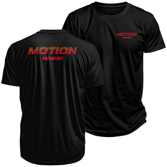 Red Fade Motion Raceworks Shirt - Motion Raceworks