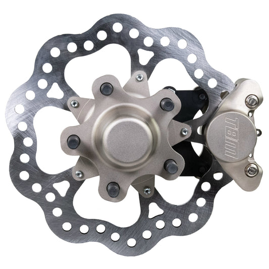 TBM Brakes Mitsubishi Evolution VII-IX Drag Racing Rear Brake Kit (Reusing Factory Hubs) 001-0162-TBM Brakes-Motion Raceworks
