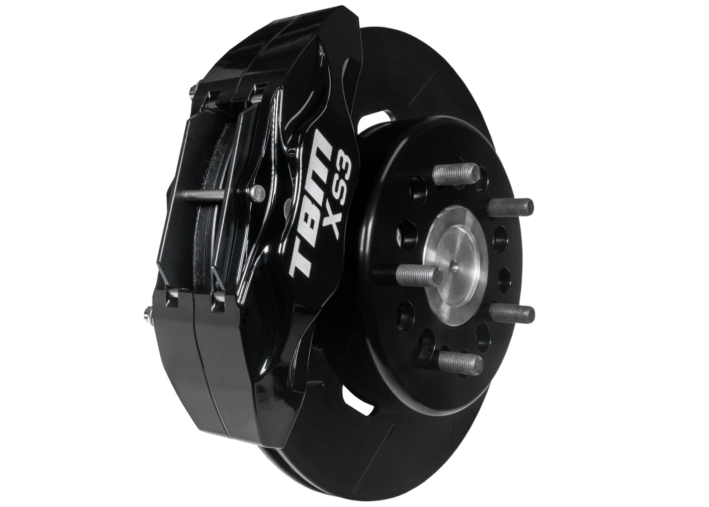 Rear XS3 Extreme Street Brake Kit (GM 10/12 Bolt C Clip Eliminator) - Motion Raceworks