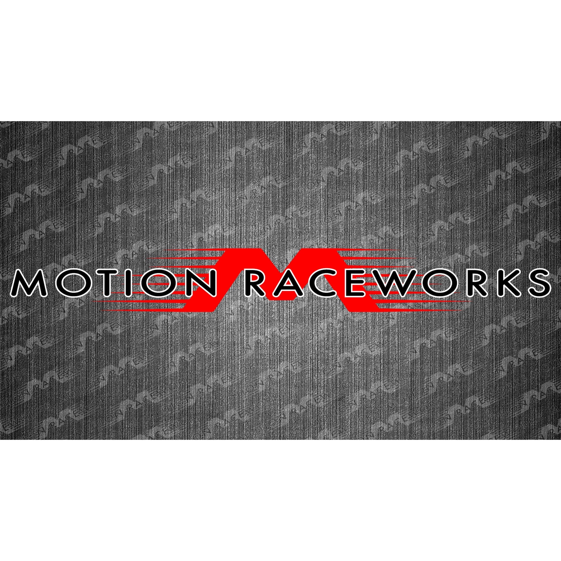 Red/White Motion Windshield Banner 36"x5"-Motion Raceworks-Motion Raceworks