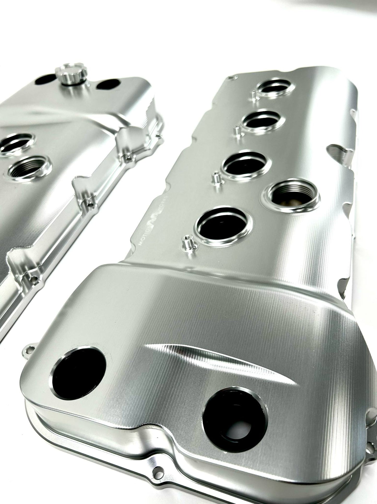 Billet Gen 1/Gen 2 Coyote VCT Valve Covers Clear Anodizing