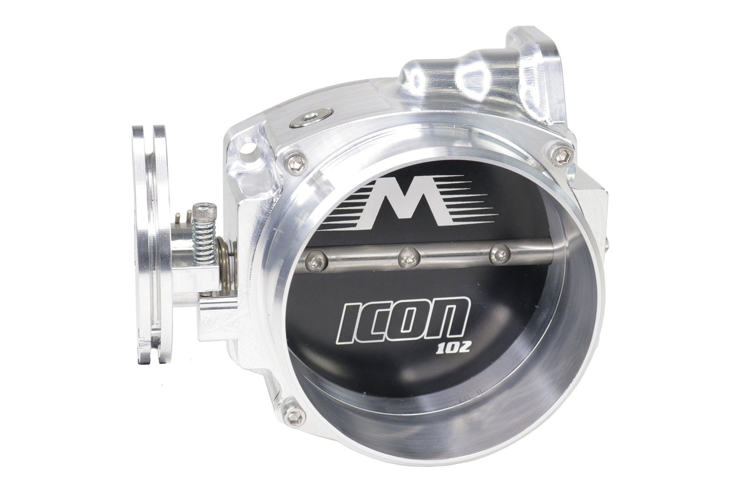 ICON 102/105mm Cable Drive Throttle Body (Bare Finish) w/ Interchangeable Connection-Motion Raceworks-Motion Raceworks