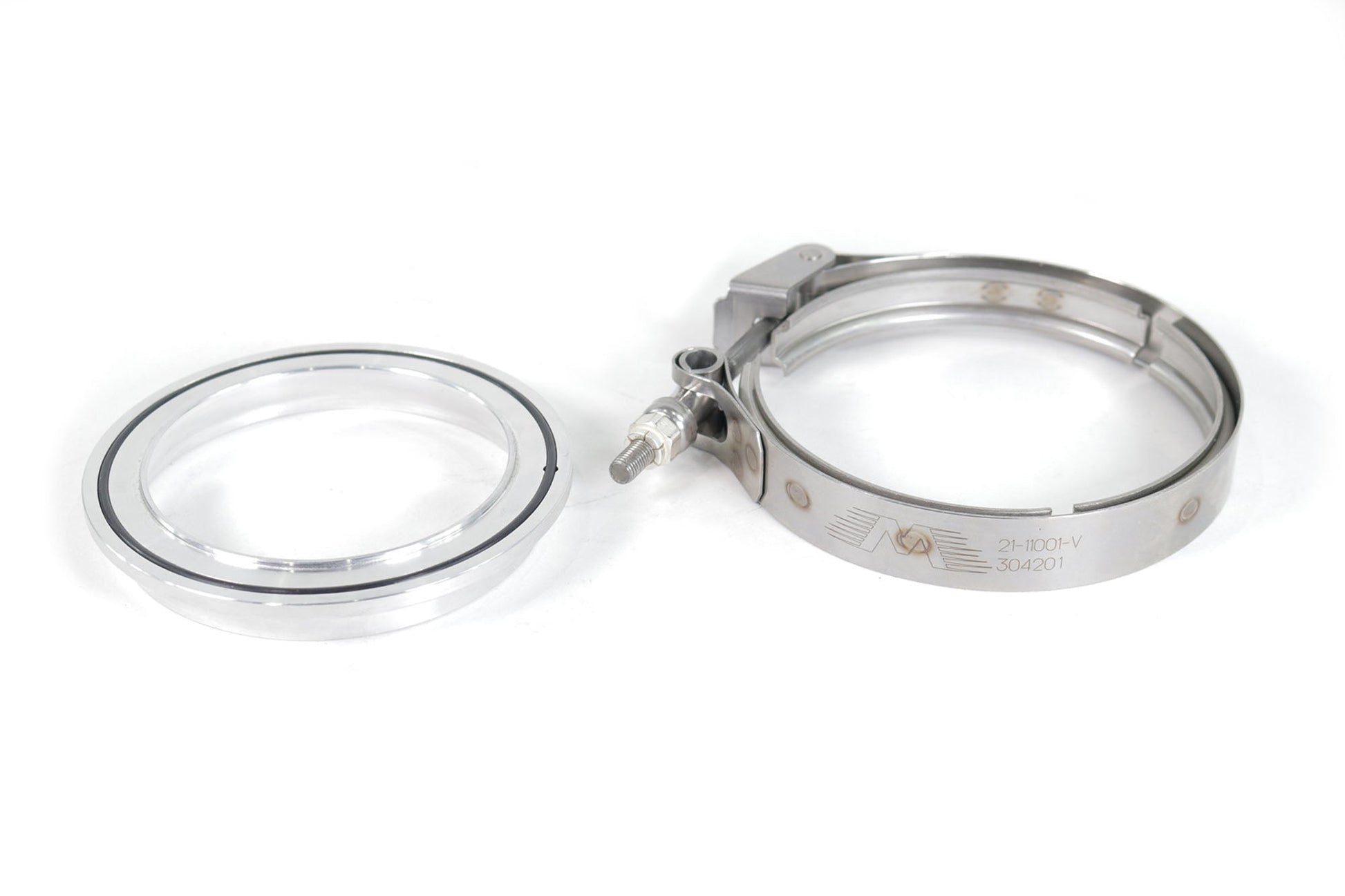 GT42/47/55 Aluminum Compressor Outlet Flange/Clamp for 3.5" Tubing for S400, Garrett, Precision & More 21-11002M-Motion Raceworks-Motion Raceworks
