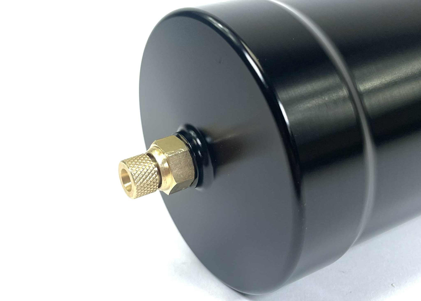 1 Qt XL Top Loader Billet Internally Baffled Oil Catch Can (Dual 10AN Port)