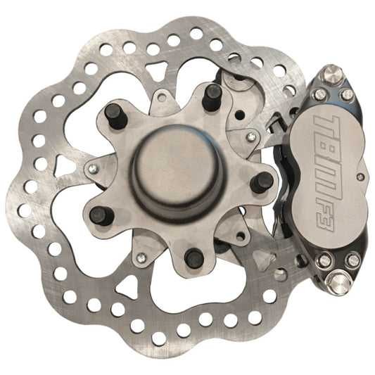79-87 Pontiac Grand Prix Drag Racing Front Brake Kit (F3 Caliper) 001-0272-1-TBM Brakes-Motion Raceworks