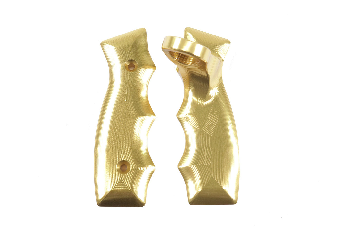 Operator Button Billet Grip Insert Set Gold 16-144-02 (Button Not Included)-Motion Raceworks-Motion Raceworks