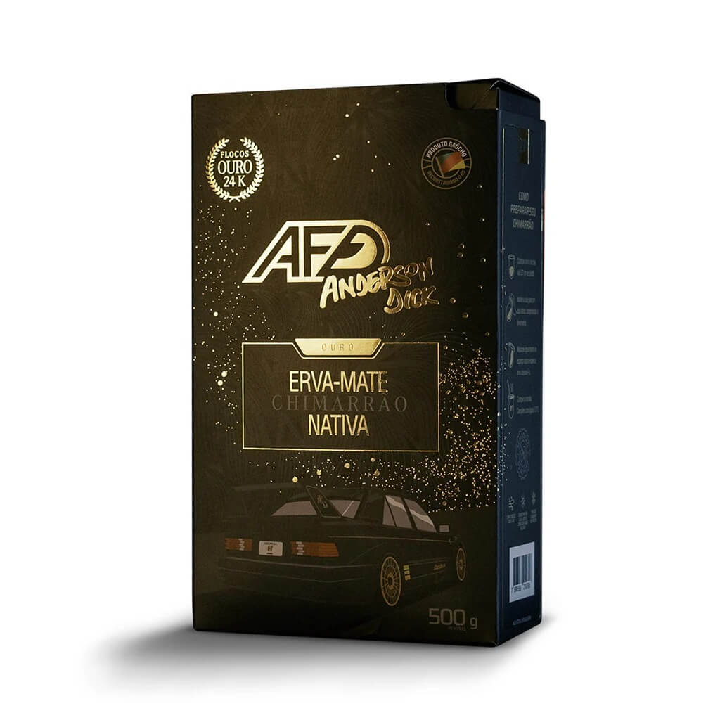 FuelTech Yerba Mate w/ Edible Gold Flakes (Erva-Mate com flocos de ouro) by Anderson Dick AFD