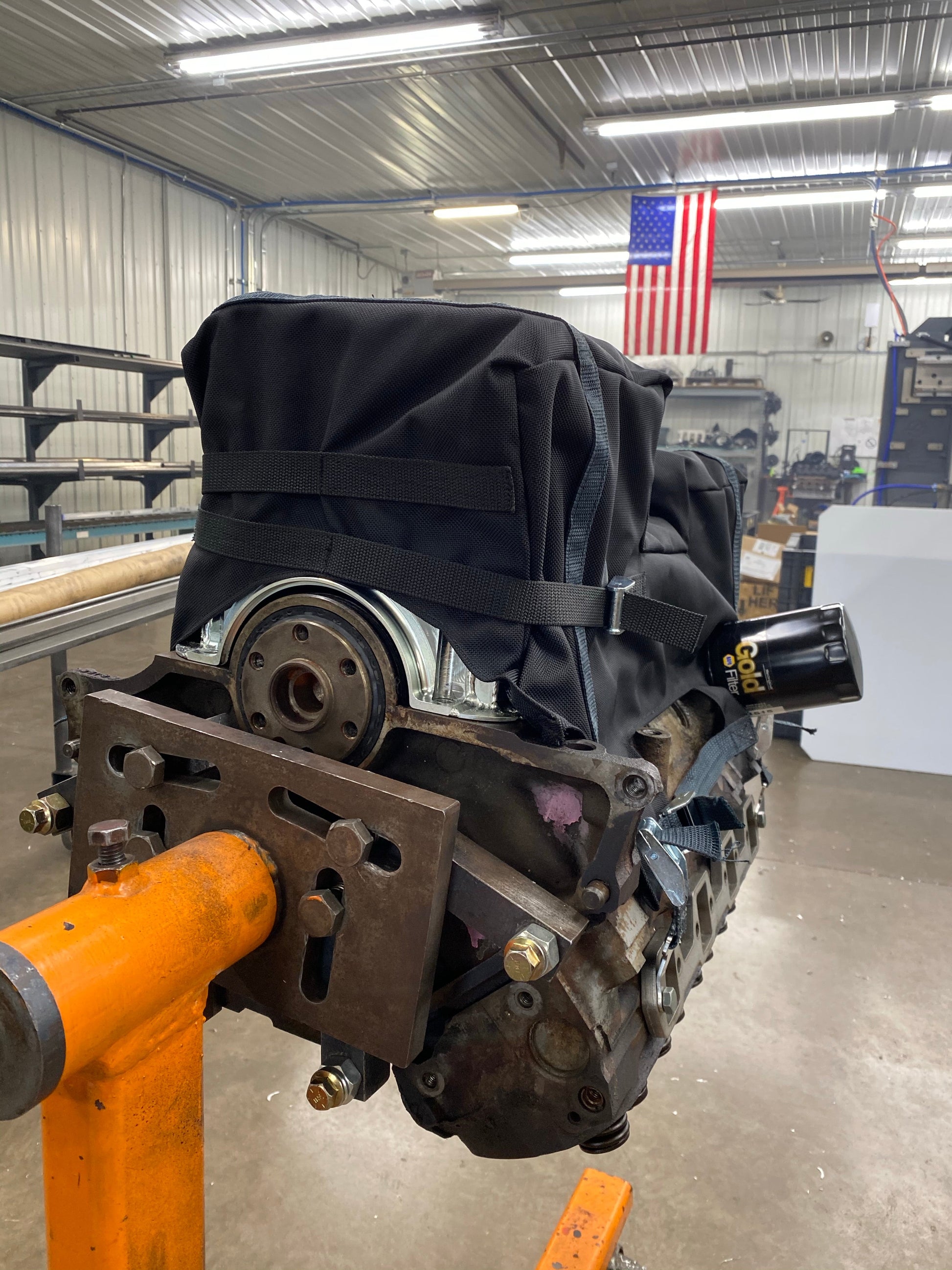 Motion Raceworks SBF Engine Diaper for Dual Sump for Moroso 20534 / 20520 and similar Oil Pan-Motion Raceworks-Motion Raceworks