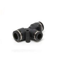 PISCO PLASTIC PUSH-IN FITTING 5/32" (4MM) TUBE X 1/4" TUBE(2) UNION TEE (KTR-AF22)