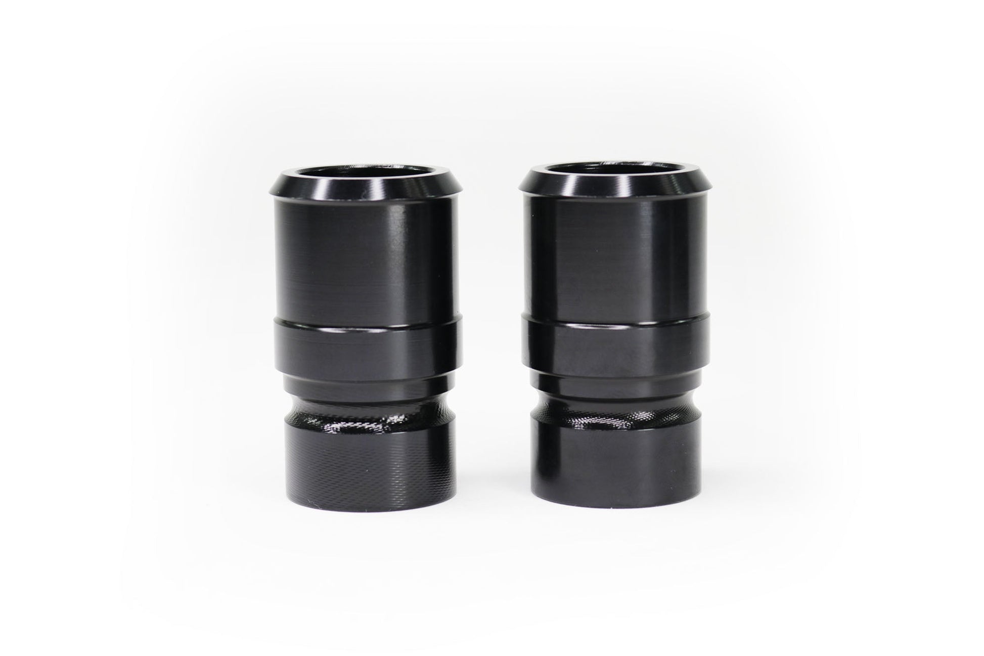 Billet Burn Down Breather Quick Release Fittings Black Anodized (Pair) 32-130BLK-Motion Raceworks-Motion Raceworks