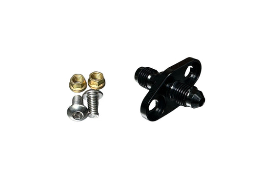 3AN Bulkhead Flanged Pass Thru Fitting by Motion Raceworks 34-30303 - Motion Raceworks
