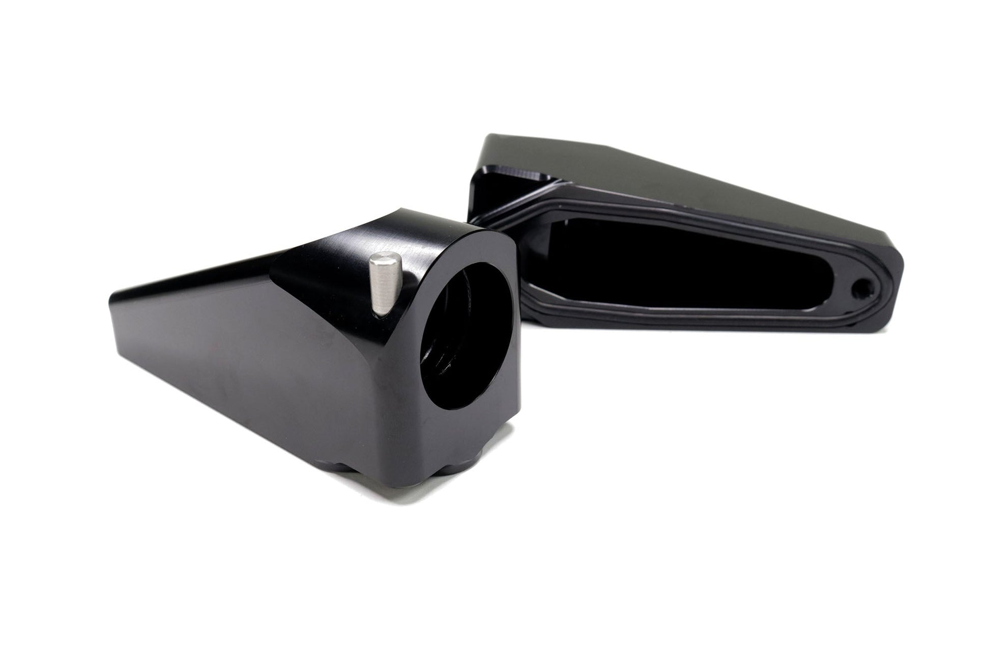 Billet Burn Down Breather Quick Release Fittings Black Anodized (Pair) 32-130BLK-Motion Raceworks-Motion Raceworks