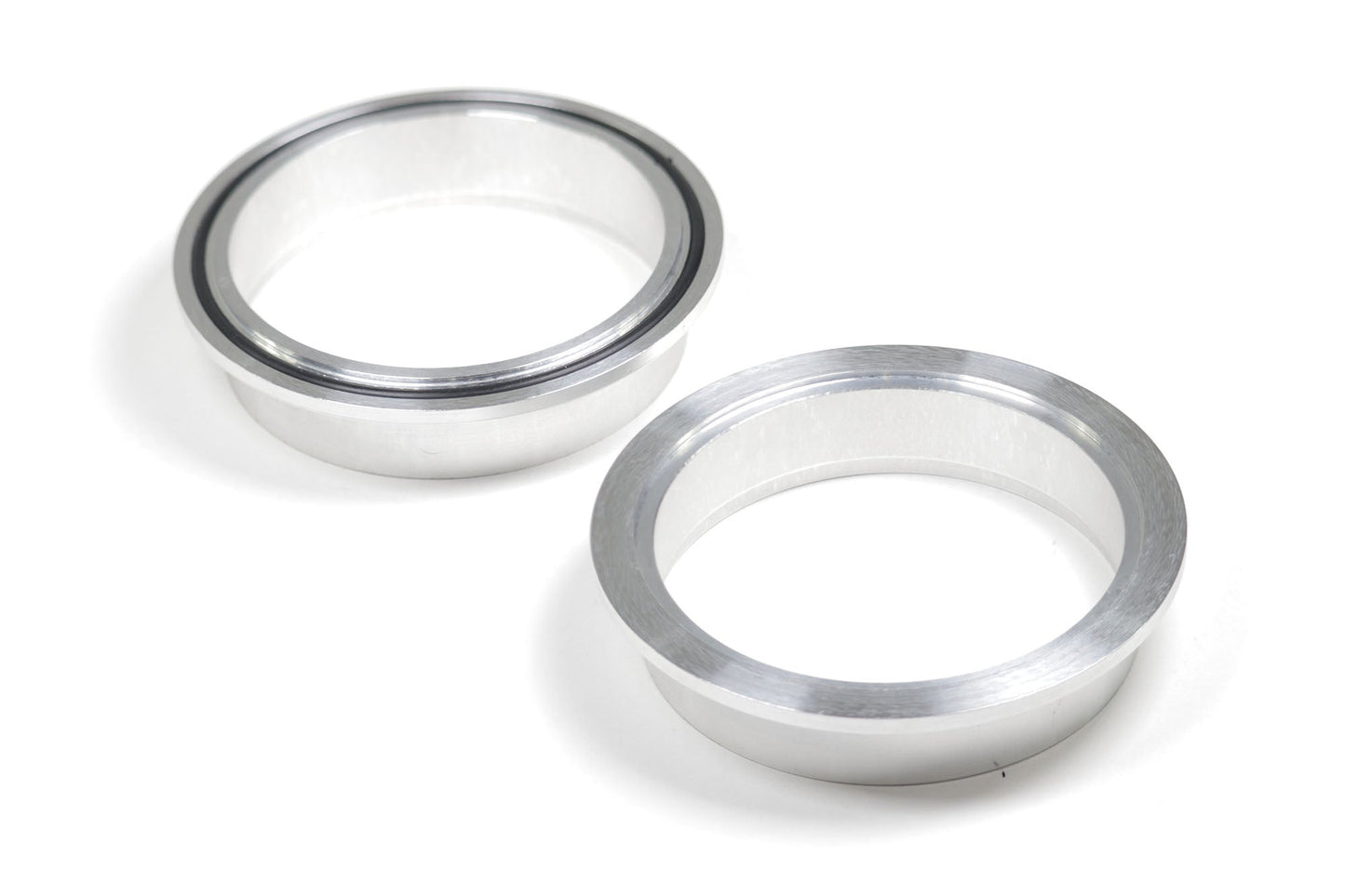 Motion Raceworks 4" Aluminum O-ring V-Band Set w/ Quick Release Clamp-Motion Raceworks-Motion Raceworks