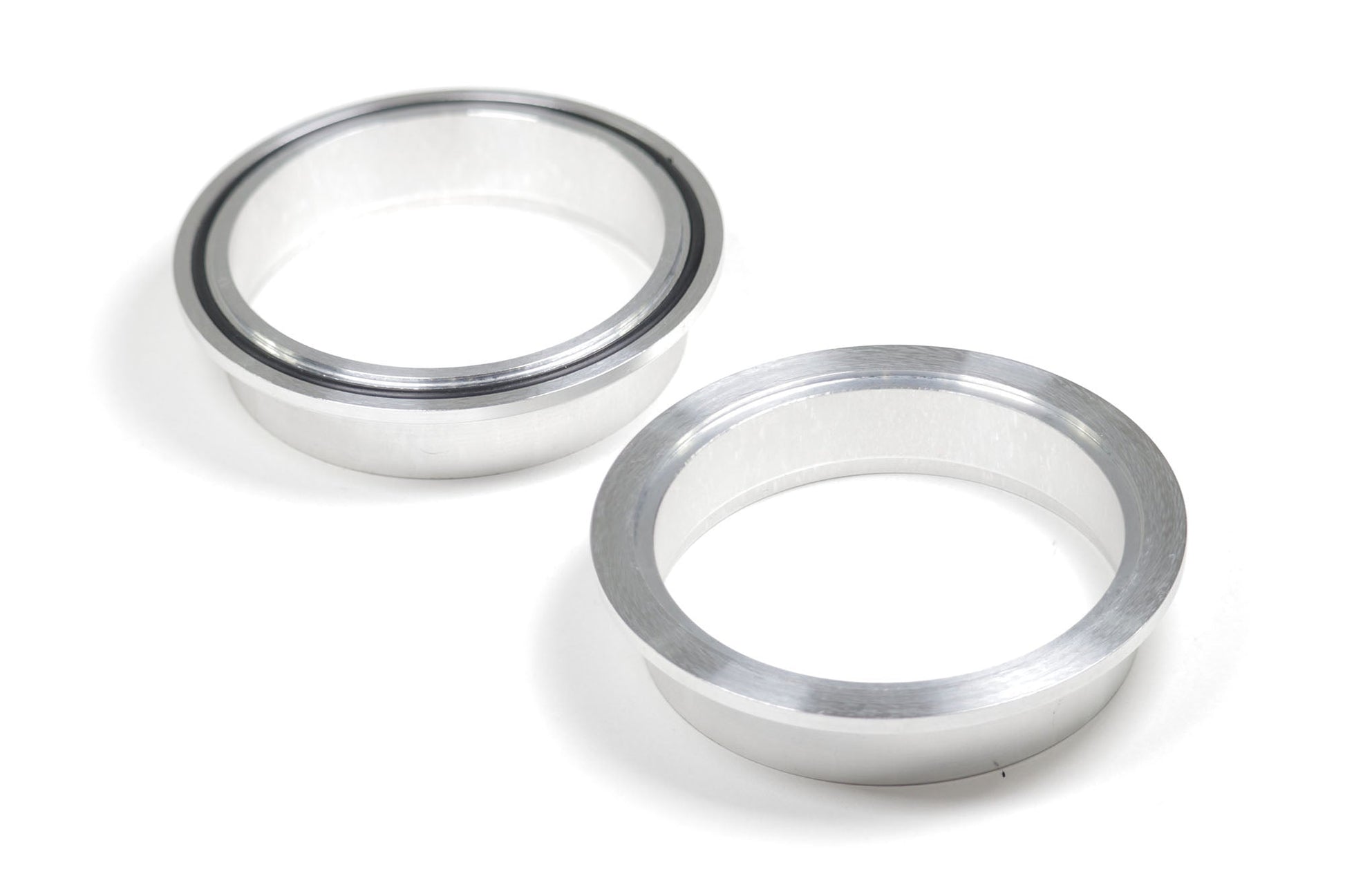Motion Raceworks 4" Aluminum O-ring V-Band Set w/ Quick Release Clamp-Motion Raceworks-Motion Raceworks