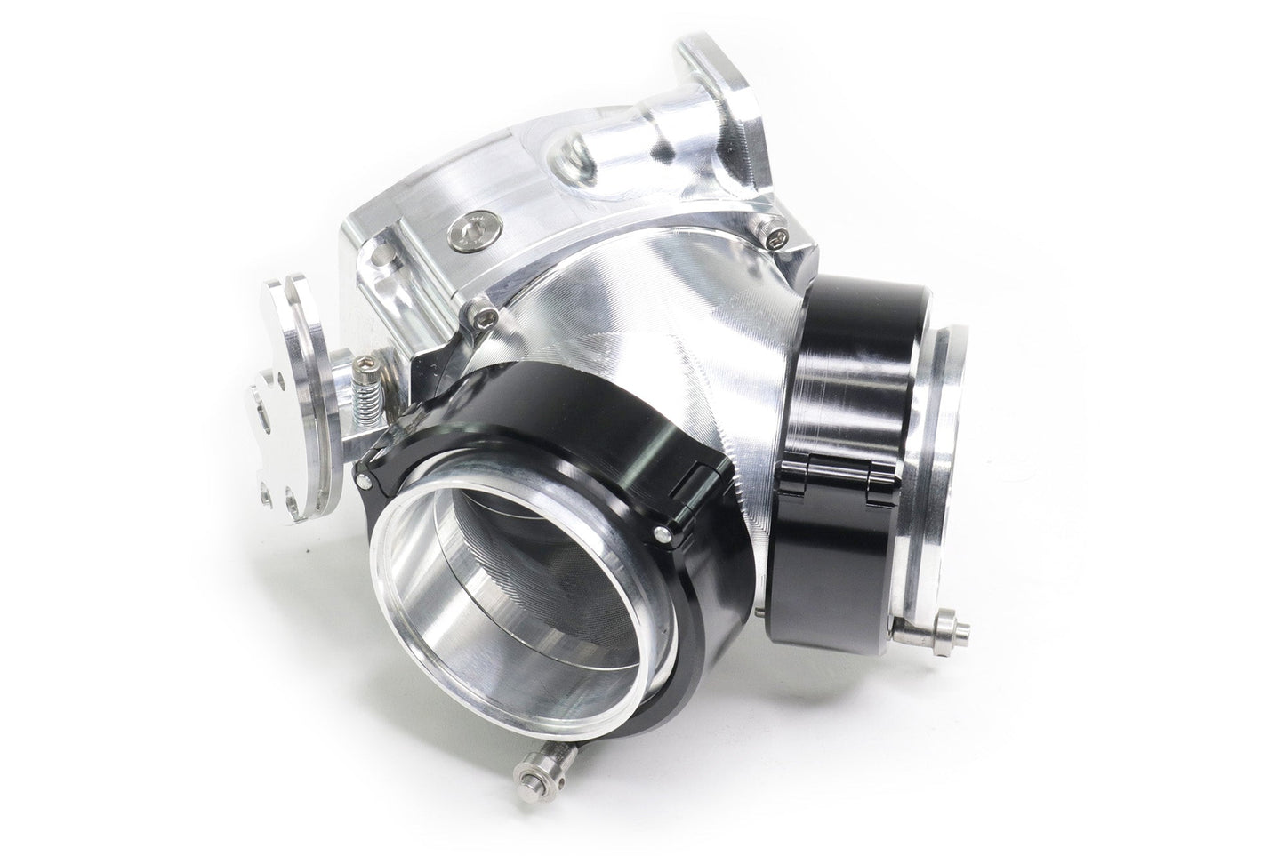 ICON 102/105mm Cable Drive Throttle Body (Bare Finish) w/ Interchangeable Connection-Motion Raceworks-Motion Raceworks